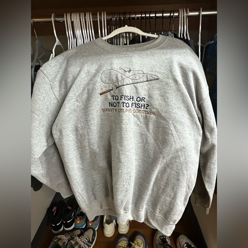 To Fish or Not to Fish Crewneck